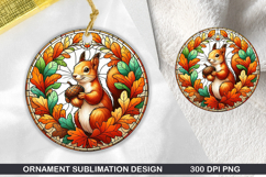Animals Stained Glass Ornament Bundle, 30 High-Quality PNG Product Image 10