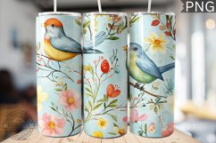Spring Easter Tumbler Wrap - High Quality 300 Dpi Product Image 1
