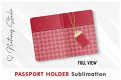 2 Trendy Fashion patterns - Passport Holder sublimation. Product Image 3