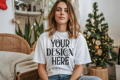 Ash Gildan 18500 Sweatshirt Mockup, Unisex mockups Product Image 1