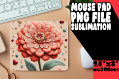 Sweet Mouse Mat Sublimation Magic, 3D Flower Product Image 1