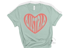 Austria Heart SVG Cut File Product Image 1