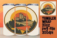 Scenic Sublimation 20oz Art Tumbler Wrap Product Image 1