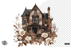 Vintage Old Halloween Clipart Product Image 1