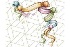 Zodiac Buddies Clipart PNG, Cute Astrology Clip Art Product Image 5