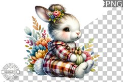 Floral Nursery Animal Sublimation Clipart Bundle Product Image 5