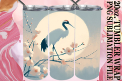 Cozy Sublimation 20oz tumbler wrap, Birds Product Image 1