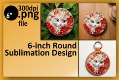 Whiskered Wonders in 3D: Vibrant Round Designs Product Image 1