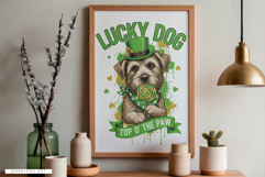 St Patrick Day Dog Png Sublimation - Cute St patrick Dog Product Image 2