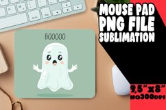 Spooky Halloween Ghost Mouse Pad Adorable Art Product Image 1