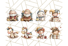 Storybook Santa &amp; Friends PNG Clipart, Christmas Png Clipart Product Image 5