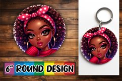 Radiant Circle Ornaments Design, 3D Heart Product Image 1