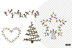 Christmas Lights Clipart Product Image 1