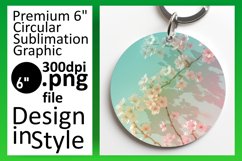 Sublimation Round Design with Vibrant Gradient Product Image 1