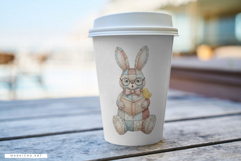 Easter Bunny Reading Clipart Product Image 5