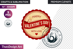 Vintage Valentine Day Labels and Romantic Heart Tags Product Image 1