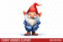 Funny Gnomes Clipart Product Image 1