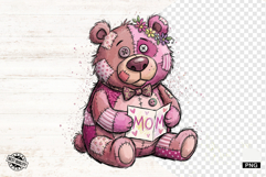 Mothers Day Teddy Bear PNG Product Image 1