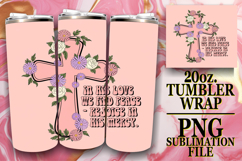 Cozy Gifts 20oz tumbler wrap, Cross Product Image 1