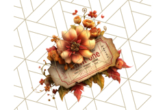 Autumn Circus Clipart Carnival Tent Fall PNG, Vintage Circus Product Image 5