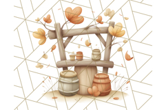 Woodland Autumn Animals PNG Clipart for Fall &amp; Harvest Product Image 5