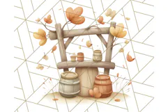 Woodland Autumn Animals PNG Clipart for Fall & Harvest Product Image 5