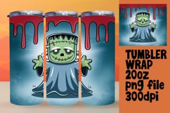 Unique Tumbler Sublimation Design , Halloween Product Image 1