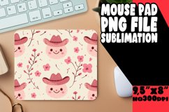 Smiling Retro Mouse Pad Sublimation PNG Product Image 1