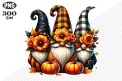 Halloween Gnomes Sublimation - Clipart PNG Design Product Image 1