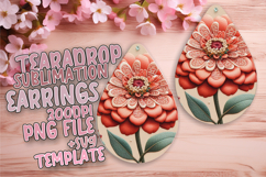 Elegant Teardrop Design for Crafting , 3D Flower Product Image 1