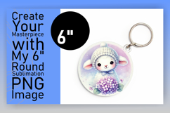 Bright Round Design Coaster PNG , Cute Animals Product Image 1