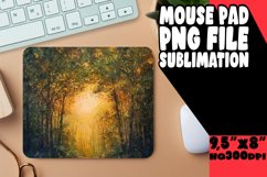 Nature's Beauty Mouse Pad Sublimation Product Image 1
