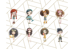 Summer Days Clipart, Whimsical Kids PNG Graphics Product Image 5
