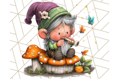 Spooky Gnome Village Clipart PNG Halloween Png Product Image 5