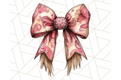 Western Style Bow PNG, Cute Cowboy, Cowgirl Coquette Png Product Image 5