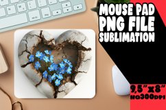 Enchanting Serenity Heart Mousepad Design Product Image 1
