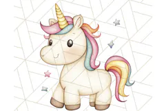 Fairy Tale Unicorn PNG Pastel Magic Clipart, Fantasy Rainbow Product Image 5