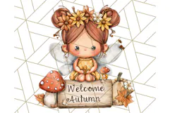 Fall Fairy House Clipart PNG, Autumn Homes and Decor Product Image 5