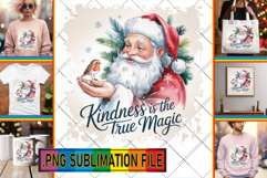 VIBRANT TSHIRT Ideas PNG, Funny Santa Product Image 1
