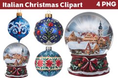 Italian Christmas Clipart PNG Product Image 1