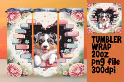 BEAUTIFUL 20oz Tumbler Design for Gifts , Cute Dog Product Image 1
