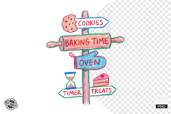 Baking Signpost PNG Product Image 1