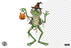 Halloween Frog Clipart Product Image 1