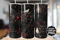 Gothic Christmas Tumbler | Christmas Tumbler Wrap Product Image 1