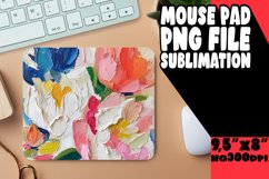 Pastel Floral Springtime Mouse Pad Design Product Image 1