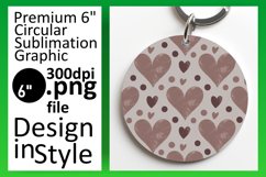 Stylish Circle Design for Car Coasters , Heart Product Image 1
