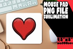 Elegant Heart Sublimation Pad Product Image 1