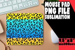 Abstract Gradient Leopard Print Mouse Pad PNG Product Image 1