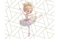 Nutcracker Ballet Clipart, Holiday Ballerina PNG Art Product Image 5