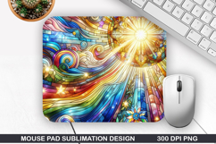 Mouse Pad Sublimation, Summer Mouse Pad PNG Design Product Image 1